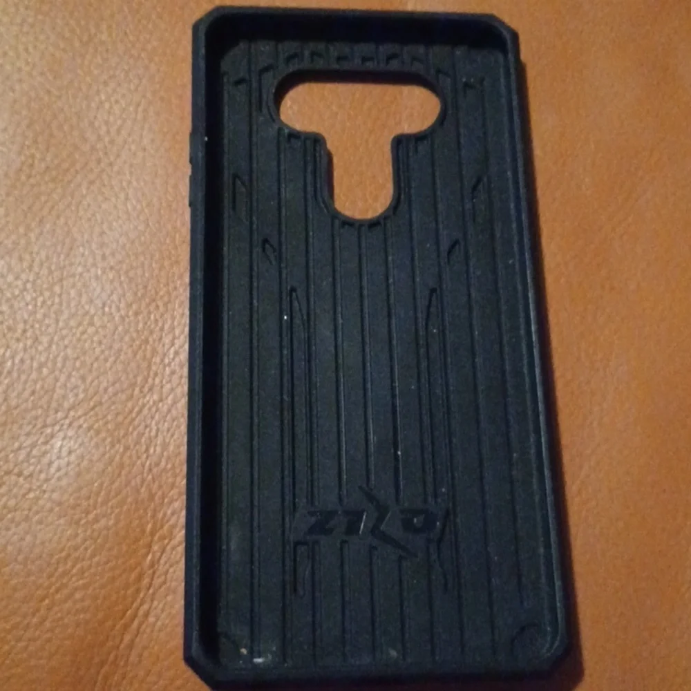 - Red and Black Rugged Phone Case